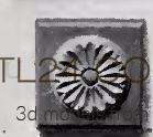 Розетки (ROSETTE_2284 -  | 3D model 3DSMAX / OBJ / STL) 3D модель для ЧПУ станка